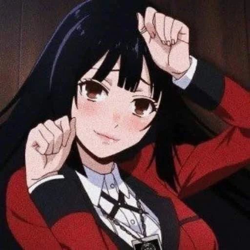 kakegurui, crazy emocionado por los estados unidos, emociones locas de yumeko, la loca emoción de kakkurui, estimulado por la locura del anime de los estados unidos