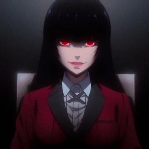 kakegurui, yumko yabov, yumeko jabami, kakeguru rani, yumeko kakeguru