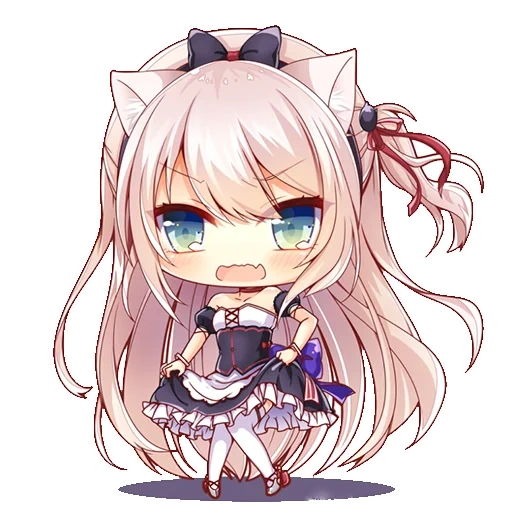 аниме некопара, azur lane чиби, ванилла некопара, hammann azur lane, hammann azur lane чиби