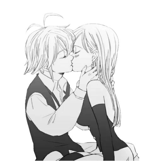 meliodas elizabeth, meliodas elizabeth kiss, sete pecados mortais meliodas, sete pecados mortais meliodas elizabeth, sete pecados mortais meliodas elizabeth 18