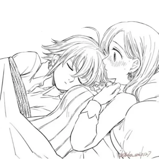 meliodas ap felk, meliodas elizabeth 18, elizabeth meliodas dorme, meliodas elizabeth love, meliodas elizabeth dorme ensemble