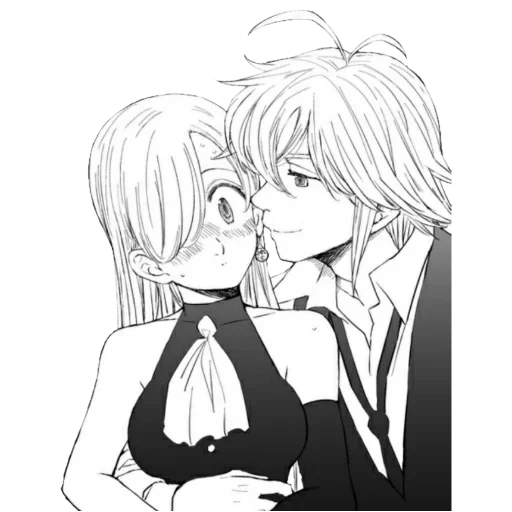 meliodas elizabeth, evil meliodas elizabeth, meliodas elizabeth manga, seven mortal sins meliodas elizabeth, seven mortal sins meliodas elizabeth 18