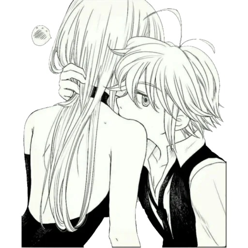 meliodas elizabeth manga, meliodas elizabeth kiss, meliodas elizabeth kiss 18, meliodas dämon elizabeth liebe, sieben sterbliche sünden meliodas elizabeth