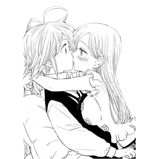 meliodas elizabeth liebe, meliodas elizabeth kiss, sieben sterbliche sünden meliodas, sieben sterbliche sünden meliodas elizabeth, sieben sterbliche sünden meliodas elizabeth 18