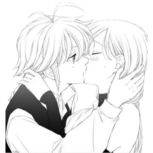 meliodos elizabeth, elizabeth meliodas posh, meliodos elizabeth kiss, meliodos elizabeth kiss 18, meliodos elizabeth kiss manga