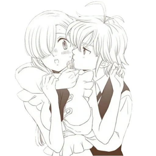 meliodas elizabeth, meliodas elizabeth kiss, filho meliodas elizabeth tristan, sete pecados mortais meliodas elizabeth, sete pecados mortais meliodas elizabeth 18