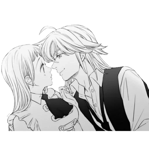 elizabeth meliodas posh, meliodas elizabeth love, meliodas elizabeth kiss, meliodas elizabeth kiss manga, seven mortal sins meliodas elizabeth