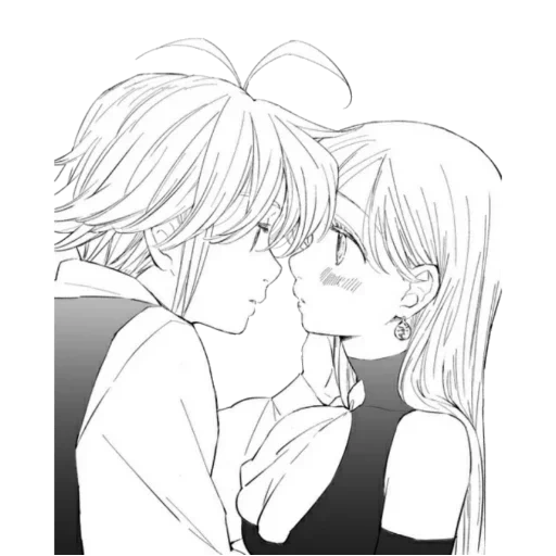 meliodas elizabeth, meliodas elizabeth kiss, meliodas demon elizabeth love, meliodas elizabeth love kiss, tujuh dosa fana meliodas elizabeth 18