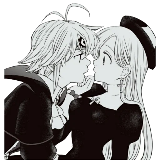 meliodas elizabeth, meliodas elizabeth liebe, meliodas elizabeth kiss, sieben sterbliche sünden meliodas elizabeth, sieben sterbliche sünden meliodas elizabeth 18