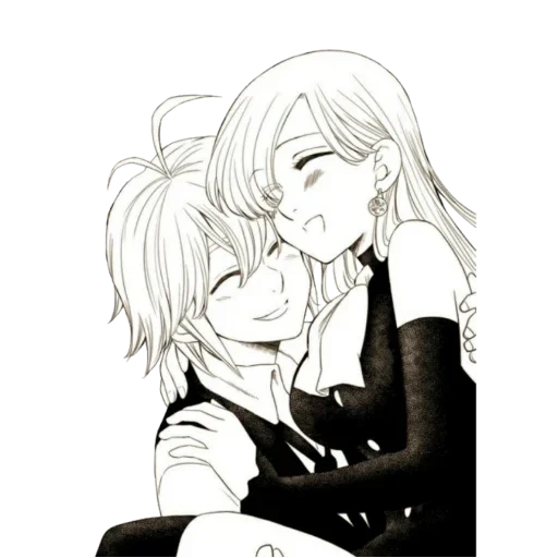 elizabeth meliodas, meliodas malvagia elisabetta, meliodas elizabeth love, meliodas elizabeth kiss, sette peccate mortali meliodas elisabetta