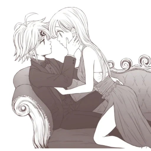 elizabeth meliodas, meliodas elizabeth 18, meliodas elizabeth kiss, 7 sterbliche sünden meliodas elizabeth, sieben sterbliche sünden meliodas elizabeth