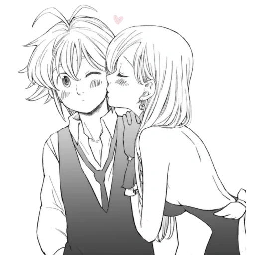 meliodos ap felk, siete pecados mortales, meliodos elizabeth kiss, meliodos elizabeth kiss manga, siete pecados mortales meliodas elizabeth 18