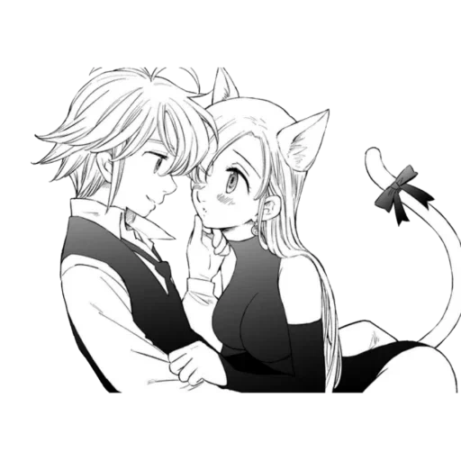 meliodas elizabeth, meliodas elizabeth manga, meliodas elizabeth liebe, meliodas elizabeth kiss, sieben sterbliche sünden meliodas elizabeth