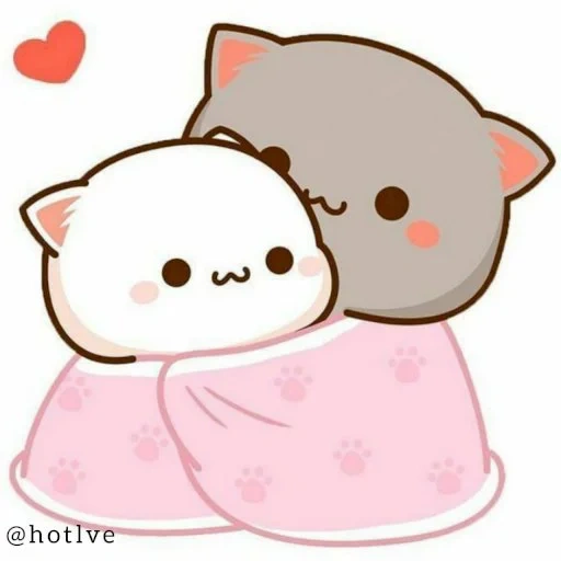 kucing kawaii, gambar lucu sapi, kucing kawaii yang cantik, love cats kawaii, kandang kawai chibi love