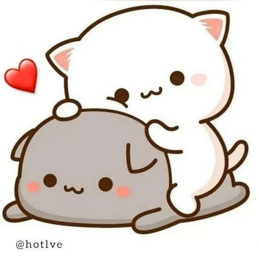 kucing kawaii, kitty chibi kawaii, gambar sayang itu lucu, gambar kawaii yang lucu, kandang kawai chibi love