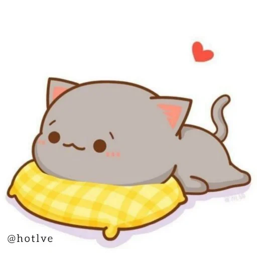 gato kavai, gato kawaii, ganado lindos dibujos, kawaii cats love, lindos gatos kawaii