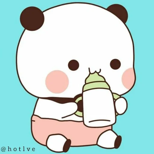 kawaii, panda is dear, cute drawings, lovely panda drawings, panda is a sweet drawing