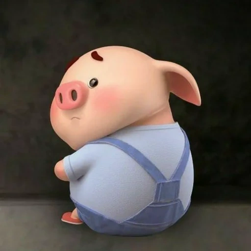 piggy, pig, the pig is funny, pig pig, cerditos miniso pig