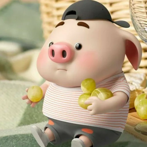 schwein, pigue, schweinchen, glückliches schwein, dieses kleine schweinchen