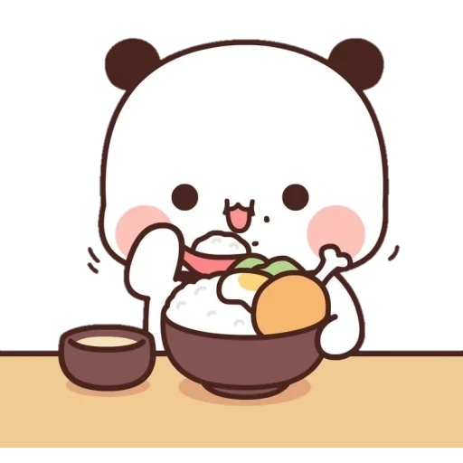 kawaii, the drawings are cute, cute drawings of chibi, panda is a sweet drawing, dear drawings are cute