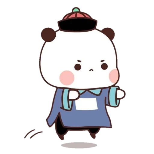 asiatisch, wiedergabeliste, süße zeichnungen, panda ist eine süße zeichnung, pp anime kucing paar