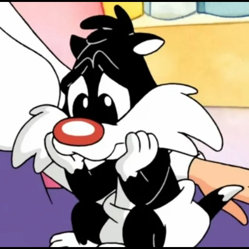 looney, looney tunes, baby luni tunz, baby luni tunz sylvester, gato sylvester baby luni tunz