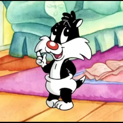 looney tunes, baby luni tunz, baby luni tunz sylvester, cat sylvester baby luni tunz, baby luni tunz kecil sylvester