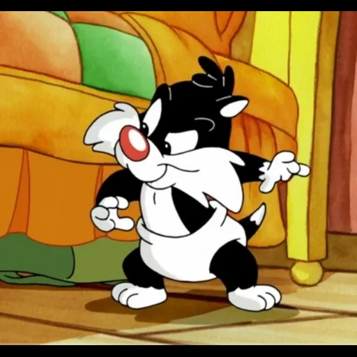 looney tunes, baby luni tunz, bébé luni tunz sylvester, cat sylvester baby luni tunz, bébé luni tunz petit sylvester