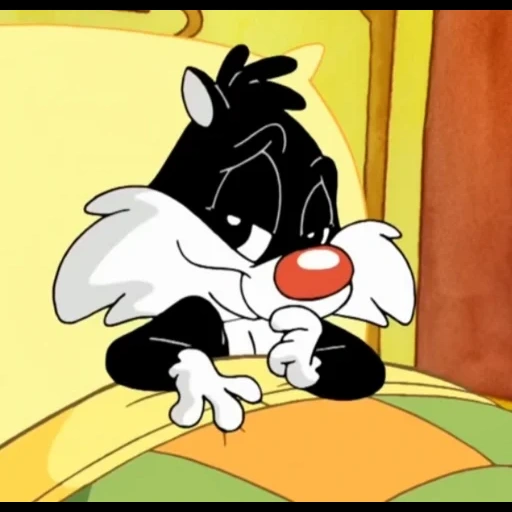 looney tunes, baby luni tunz, baby luni tunz sylvester, gatto sylvester baby luni tunz, baby luni tunz little sylvester