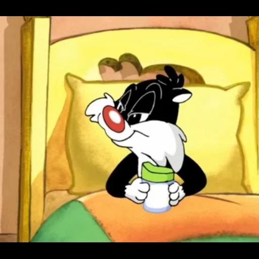 looney tunes, baby luni tunz, baby luni tunz sylvester, cat sylvester baby luni tunz, baby luni tunz kecil sylvester