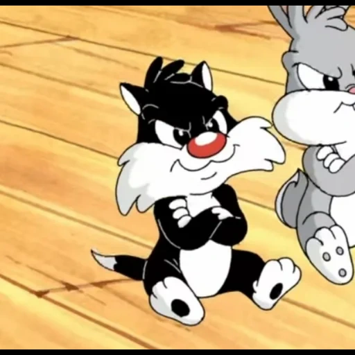 looney, looney tunes, baby luni tunz, baby luni tunz sylvester, gatto sylvester baby luni tunz