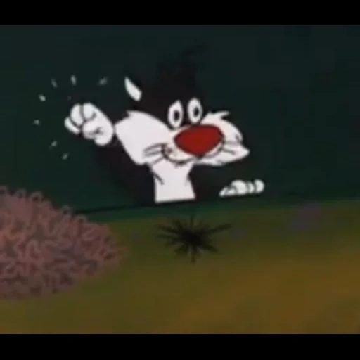 people, cartoon, animation, teaching cartoon, cat sylvester cigarette