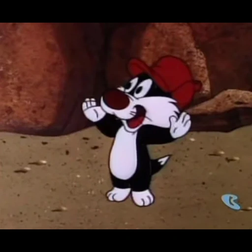 cartoon, sylvester, little sylvester, sylvester luny things, cartoon sylvester