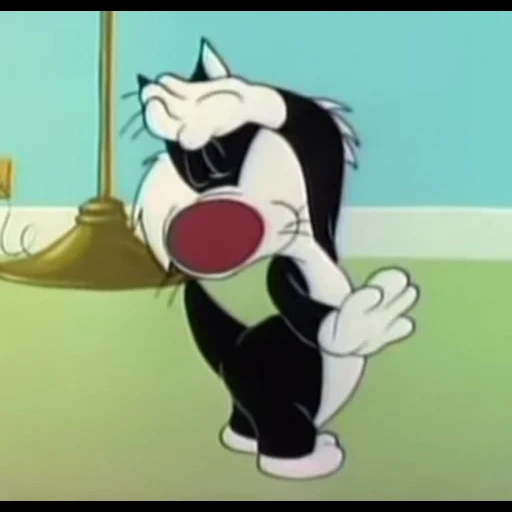 looney, sylvester, looney tunes, gato sylvester, luni tunz cot sylvester