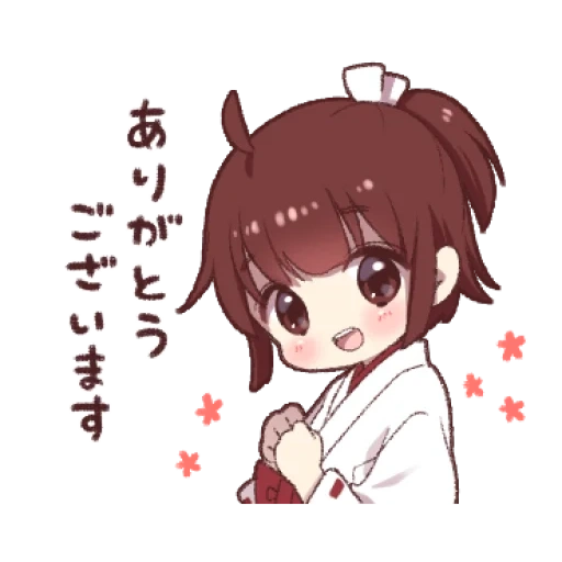 yang kecil, ebina chibic, karakter anime, gadis kecil