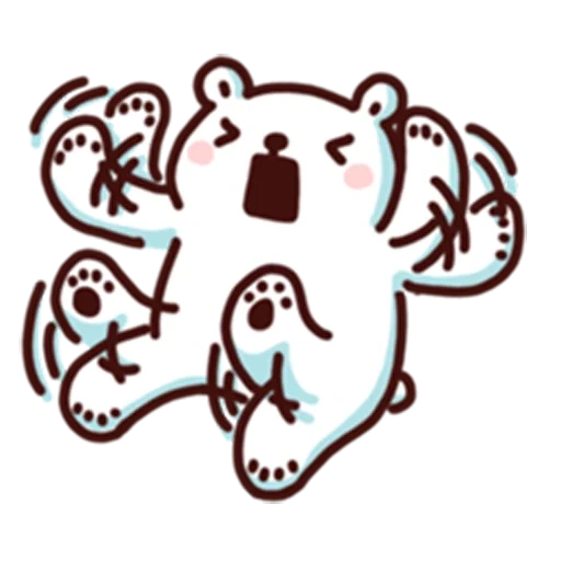 urso, urso, urso polar, clareza polar, ursos animados