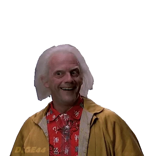 retour vers le futur, christopher lloyd emmet brown