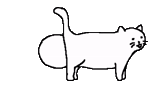gato, gato, gato, gato, el dibujo del gato está pintado