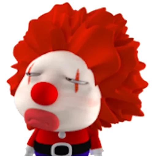 payaso, un juguete, payaso limpio, máscara de payaso, látex de máscara de payaso