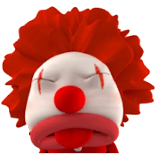 payaso, payaso limpio, máscara de payaso, látex de máscara de payaso