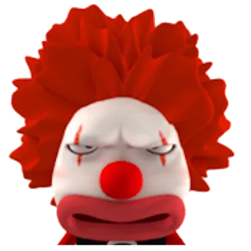 clown, a toy, clean clown, clown mask