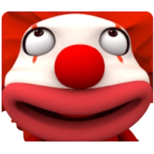 payaso, máscara de payaso, el payaso es divertido