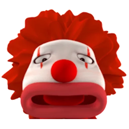 клоун, clown, игрушка, маска клоуна, маска клоуна латексная