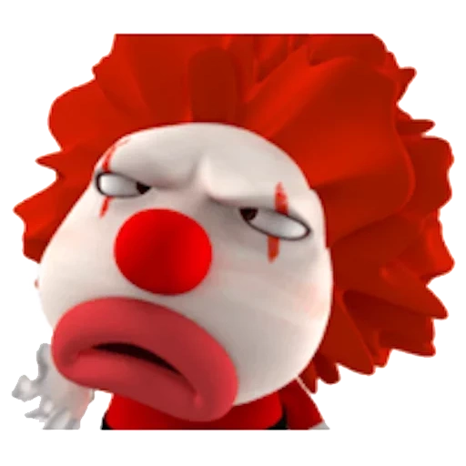 payaso, un juguete, payaso limpio