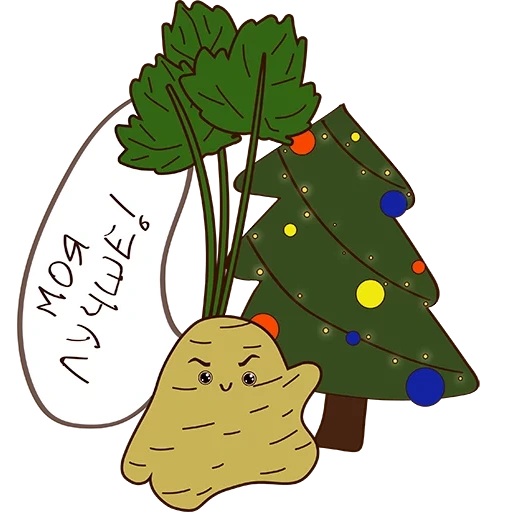 wood, christmas tree, picture, jerusalem artichoke drawing, jerusalem artichoke cartoon drawing