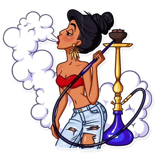 vaip hookah, higher smoke, girl with a hook, the walt disney company