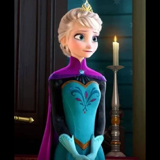 elsa, corazón frío, corazón frío 2, el corazón frío de elsa, coronación del corazón frío elsa