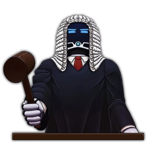 masculino, pessoas, vader-sun, juiz mantia, ilustração de vestes de juiz