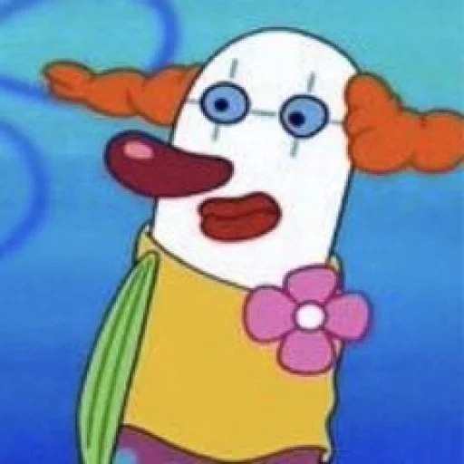 a toy, clownism, spongebob meme, clown spange bob, sponge bob square pants