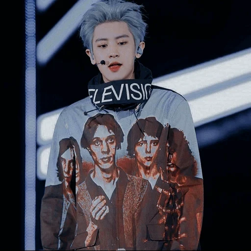 qimin bts, esso carnell, park chang-lie, silver hair, chanyeol exo